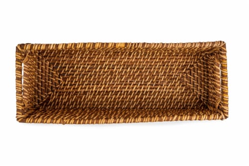 Core Home Rattan Tank Tray Perspective: back
