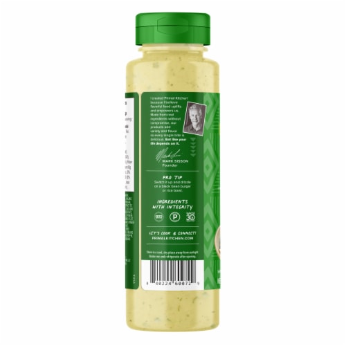Primal Kitchen Avocado Lime Dipping Sauce Perspective: back