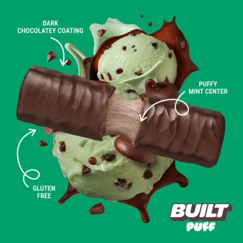 Built™ Brands Mint Chip Protein Bar Perspective: back