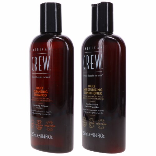 American Crew Daily Cleansing Shampoo 8.4 oz & Daily Moisturizing Conditioner 8.4 oz Combo Pa Perspective: back