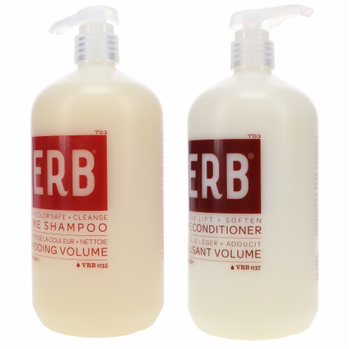 Verb Volume Shampoo 32 oz & Volume Conditioner 32 oz Combo Pack Perspective: back