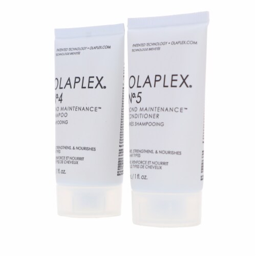 Olaplex No.4 Bond Maintenance Shampoo 1 oz & No.5 Conditioner 1 oz Combo Pack Perspective: back