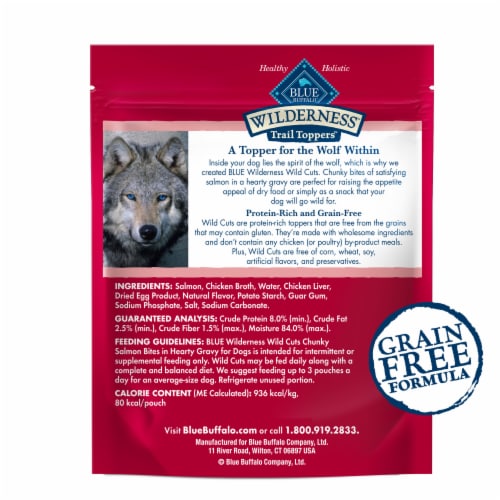 Blue buffalo wilderness salmon dog food hotsell
