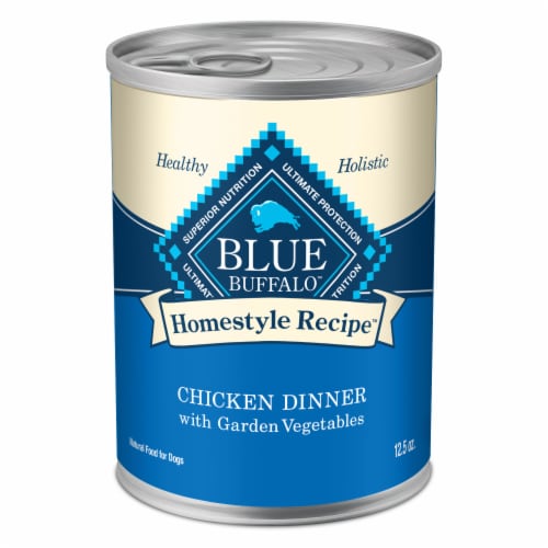 Blue Buffalo Homestyle Natural Adult Wet Dog Food Chicken & Garden Vegetables Perspective: back