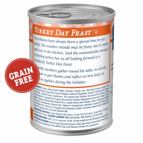 Blue buffalo turkey day feast top