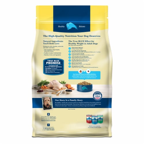 Blue Buffalo Life Protection Formula Healthy Weight Adult Dry Dog Food Chicken & Brown Rice Perspective: back