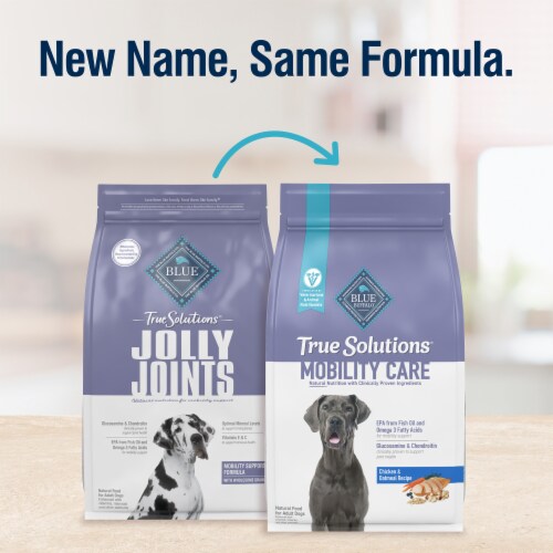 Blue Buffalo True Solutions Jolly Joints Mobility Support Formula Dog Food Perspective: back