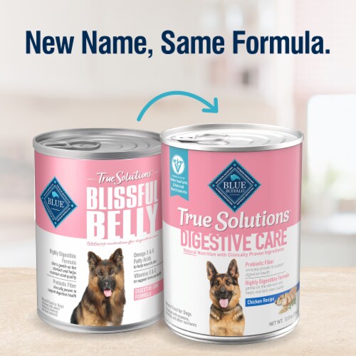 Blue Buffalo True Solutions Blissful Belly Natural Chicken Digestive Care Adult Wet Dog Food Perspective: back