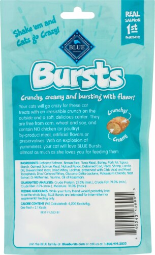 Blue® Bursts Natural Seafood Cat Treats Perspective: back