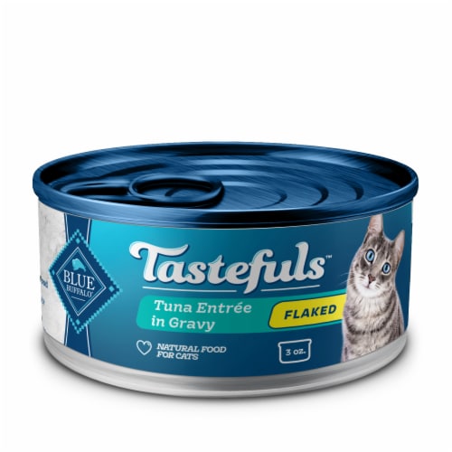 Blue Buffalo Tastefuls Natural Adult Flaked Wet Cat Food Tuna Perspective: back
