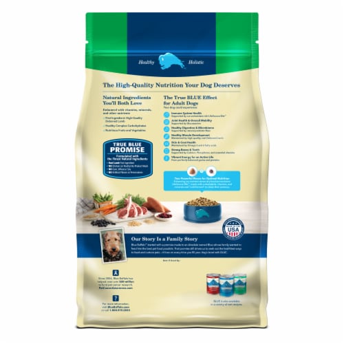 Blue™ Life Protection Formula® Lamb & Brown Rice Adult Dry Dog Food Perspective: back