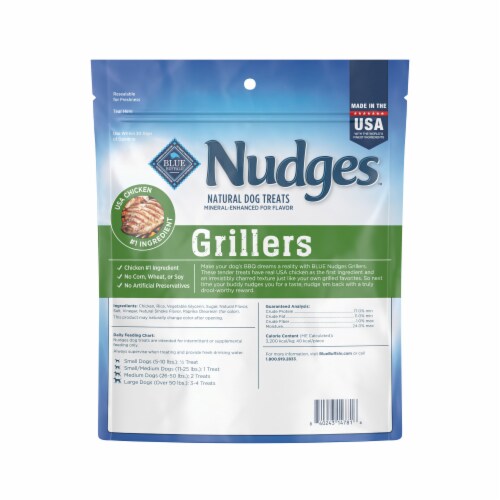 Blue Buffalo Nudges Grillers Natural Dog Treats Chicken Perspective: back