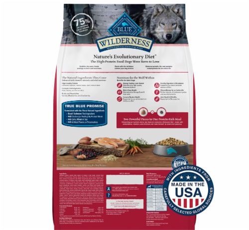 Blue Buffalo Wilderness High Protein Natural Salmon and Wholesome