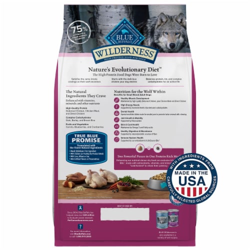 Blue buffalo wilderness small breed best sale dog food