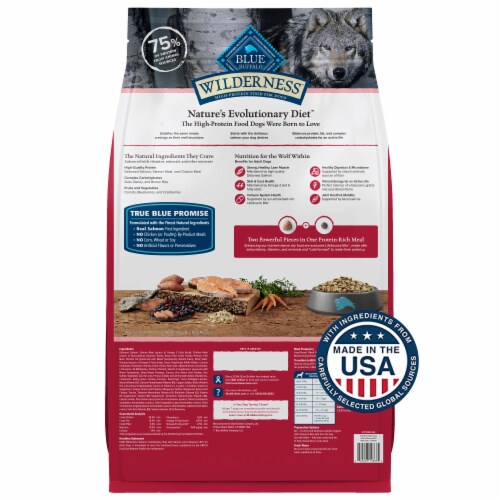 Blue Buffalo Wilderness High Protein Natural Salmon and Wholesome