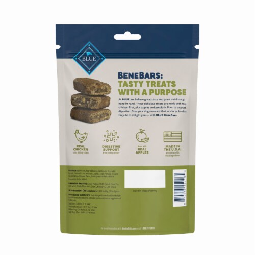 Blue® Buffalo Bene Bars with Chicken & Apple Perspective: back