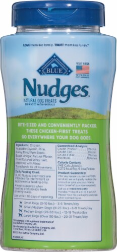 Blue Buffalo Nudges On-The Go Chicken Dog Treats Perspective: back