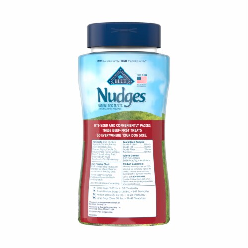 Blue Buffalo™ Nudges® On-The-Go Beef Dog Treats Perspective: back