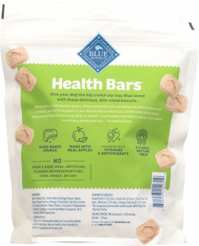 Blue Buffalo™ Health Bars™ Mini Dog Biscuits with Apples & Yogurt Perspective: back