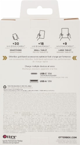 OtterBox Fast Charge Power Bank - Twilight Perspective: back