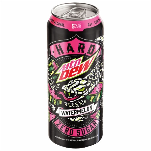 Mountain Dew® Hard Zero Sugar Watermelon Malt Beverage, 24 fl oz King Soopers
