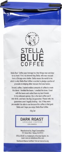 Stella Blue Electric Ave Dark Roast Ground Coffee Perspective: back