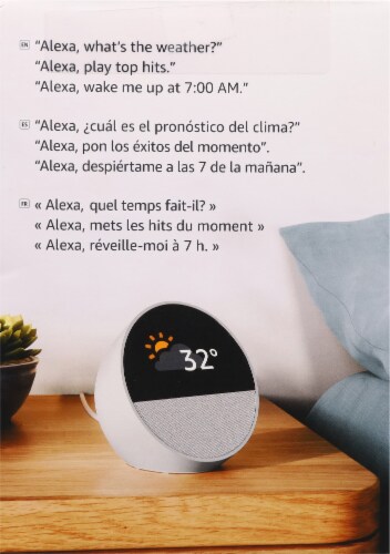 Amazon Echo - White Perspective: back