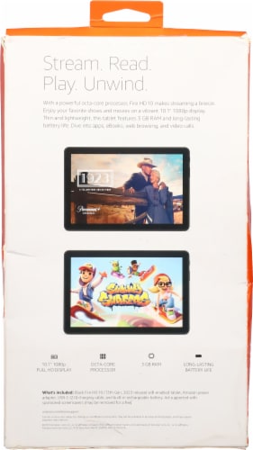 Amazon Fire HD10 Tablet Perspective: back
