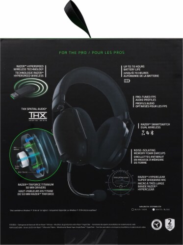 Razer BlackShark V2 Pro - Wireless Esports Headset Perspective: back