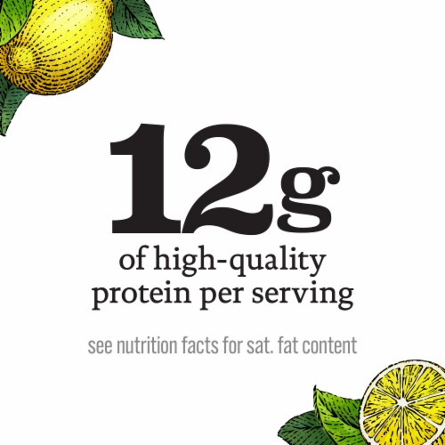 siggi’s Lemon Icelandic-Style Whole Milk Yogurt, 4.4 oz Perspective: back