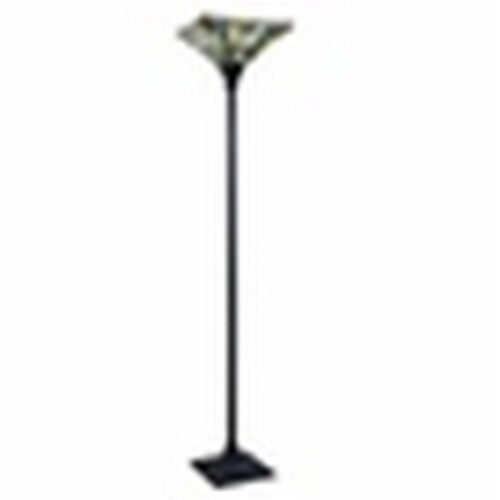 Mission style torchiere floor on sale lamp