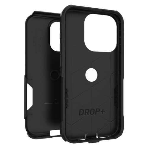 OtterBox Commuter iPhone 15 Pro Case - Black Perspective: back