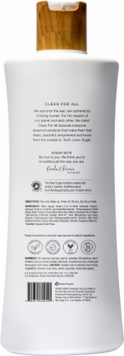 Raw® Sugar Simply Body Wash Shea Rice Flower Perspective: back