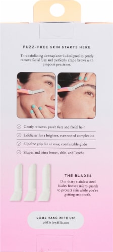 Billie Malibu Dermaplane Starter Kit Perspective: back
