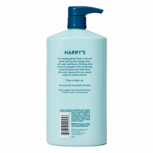 Harry's Body Wash Wildlands Perspective: back
