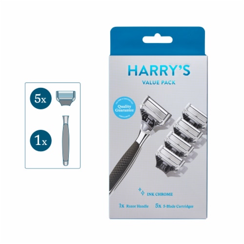 Harry's Ink Chrome Collection Value Pack - Black Perspective: back