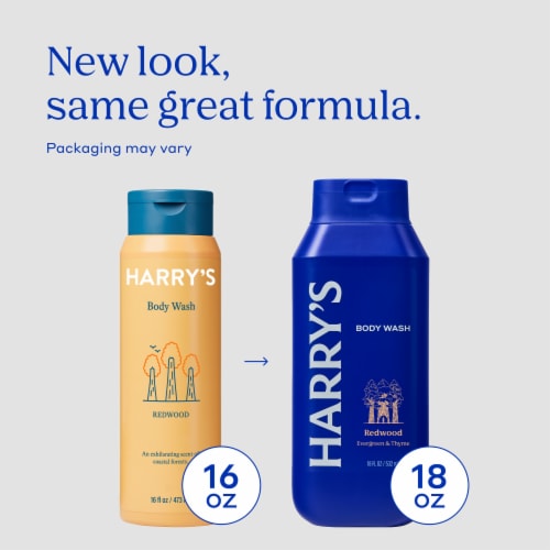 Harry's Body Wash Redwood Perspective: back