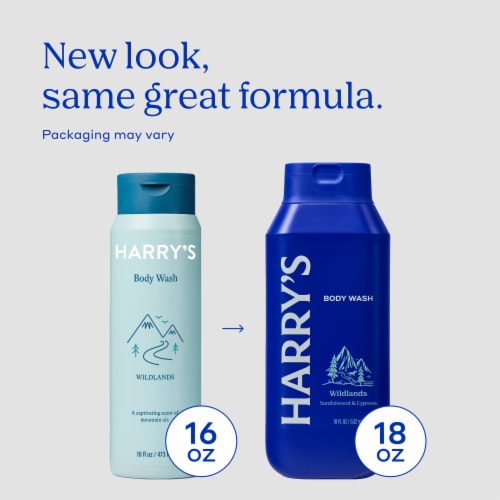 Harry's Body Wash Wildlands Perspective: back