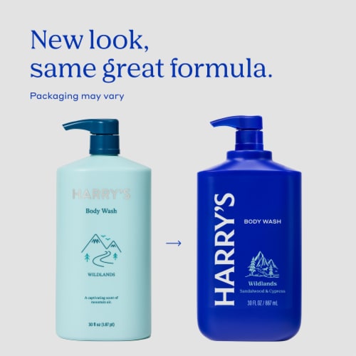 Harry's Body Wash Wildlands Perspective: back
