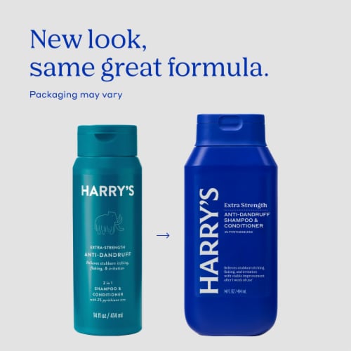 Harry's Extra Strength Anti-Dandruff 2-in-1 Shampoo & Conditioner Perspective: back