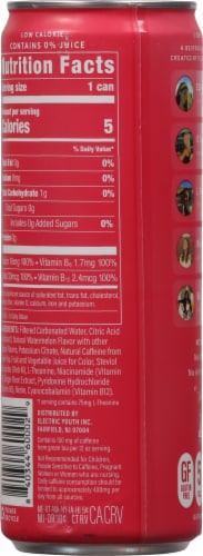 Gorgie™ Sparkling Watermelon Crush Energy Drink Can Perspective: back