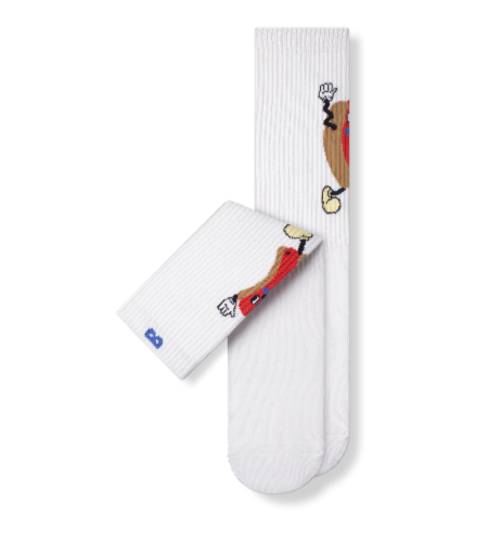 Pair of Thieves Ready For Everything Men's Cushioned Crew Socks - Hotdog Perspective: back