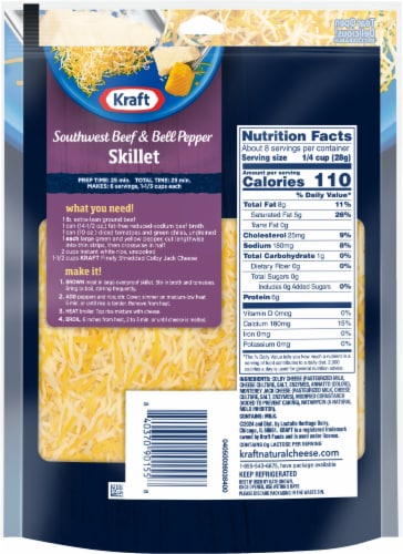 Kraft Colby Jack Finely Shredded Natural Cheese Perspective: back