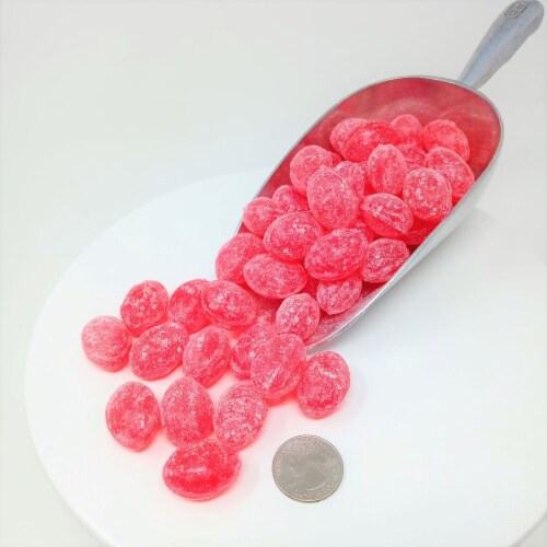 Sanded Cinnamon Drops Old Fashioned Hard Candy 5 pounds Claey's Candies Perspective: back