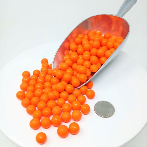 Mini Orange Jawbreakers unwrapped 1 pound bulk orange jawbreakers Perspective: back