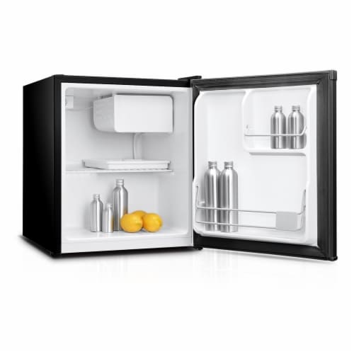 Impecca 1.7 Cu. Ft. Compact Refrigerator (with Soft Freezer) - Black Perspective: back