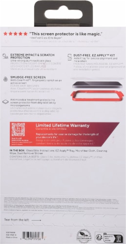 ZAGG™ InvisibleShield® Glass Elite Tempered Glass Screen Protector Perspective: back