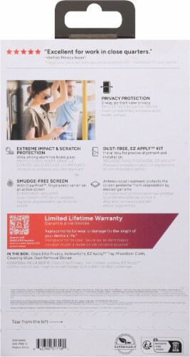ZAGG™ InvisibleShield® Glass Elite Privacy Tempered Glass Screen Protector Perspective: back