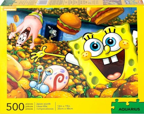 SpongeBob SquarePants 500 Piece Jigsaw Puzzle Perspective: back
