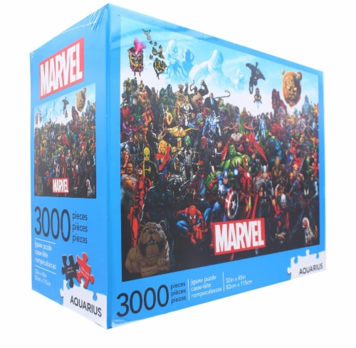 Marvel Cast 3000 Piece Jigsaw Puzzle Perspective: back